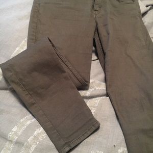 H&M Green Skinny Jeans